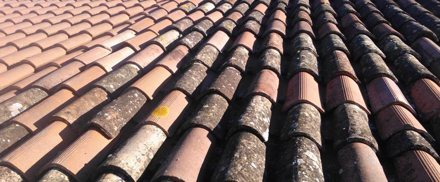 Copertura prima dell'intervento